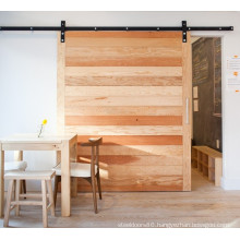 Sliding Barn Door with Black Hardware